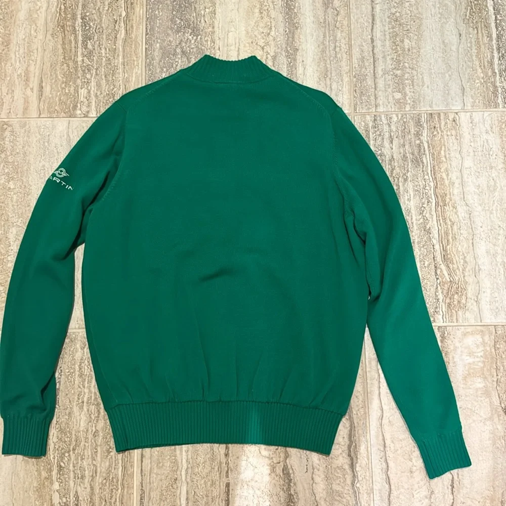 NWOT Martin Golf 1/4 Zip Wind Sweater Green Small
